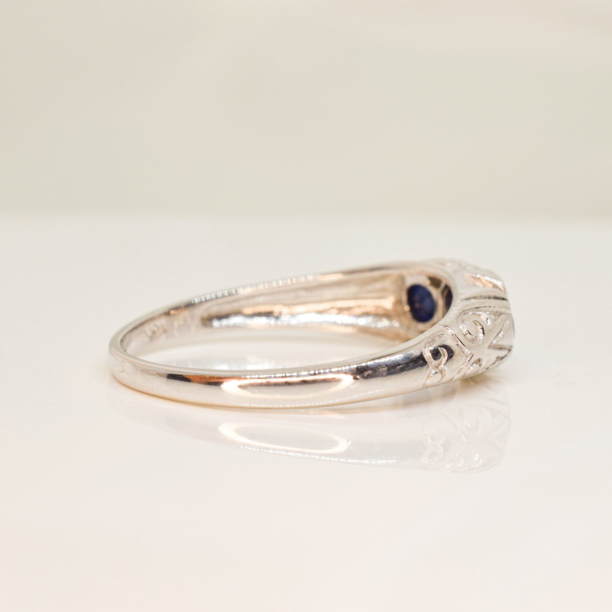 Sapphire Trinity Ring