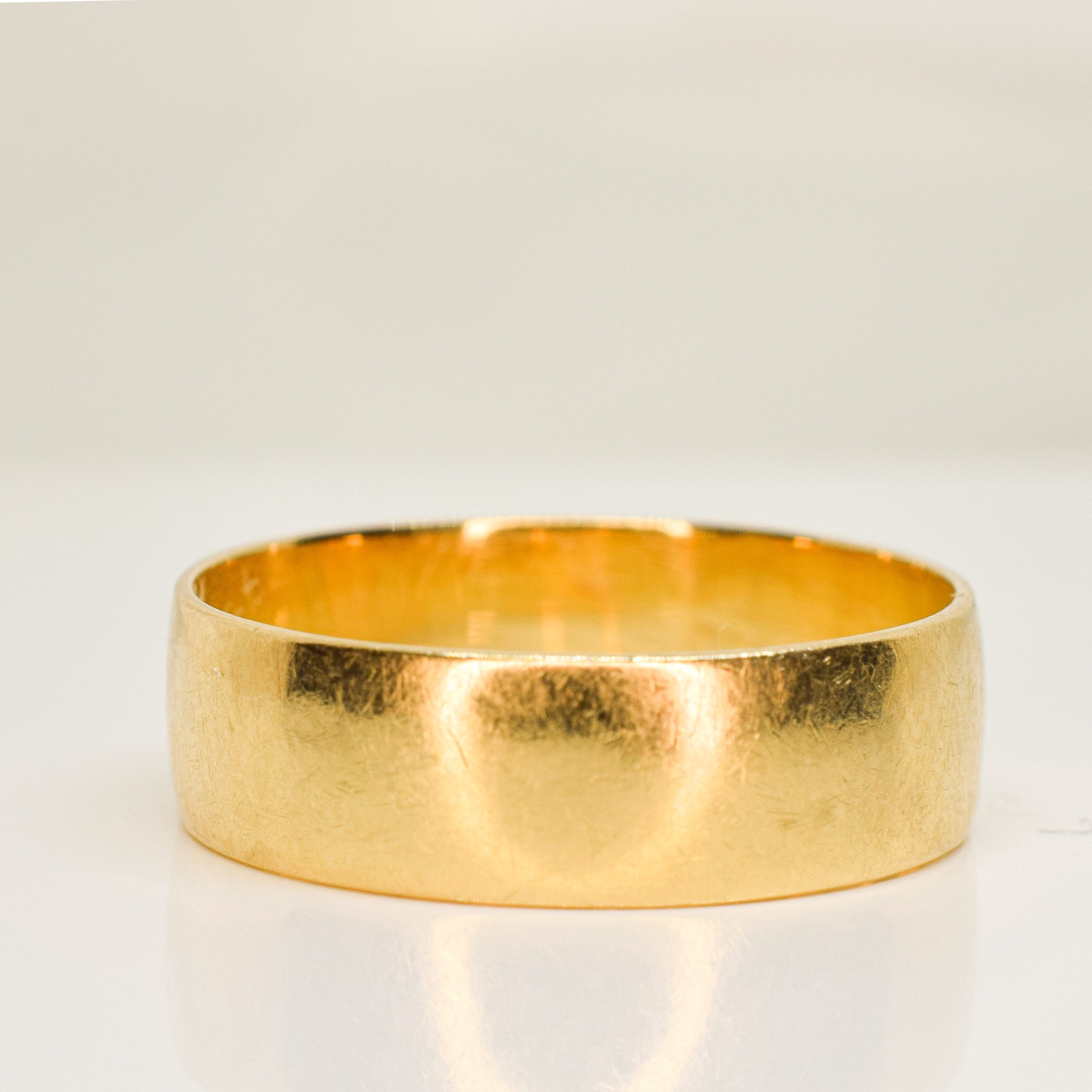 Wide Gold Band