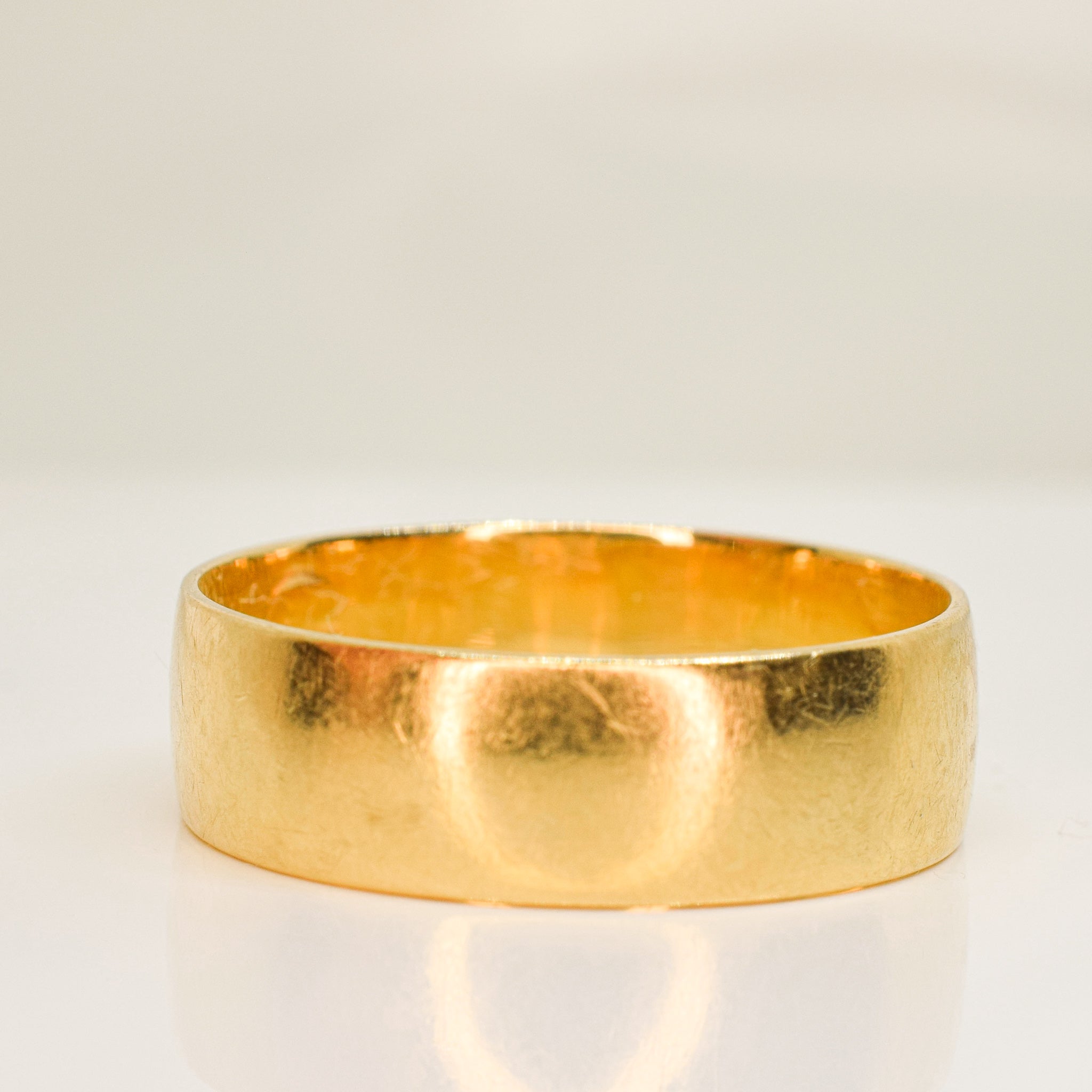 Wide Gold Band