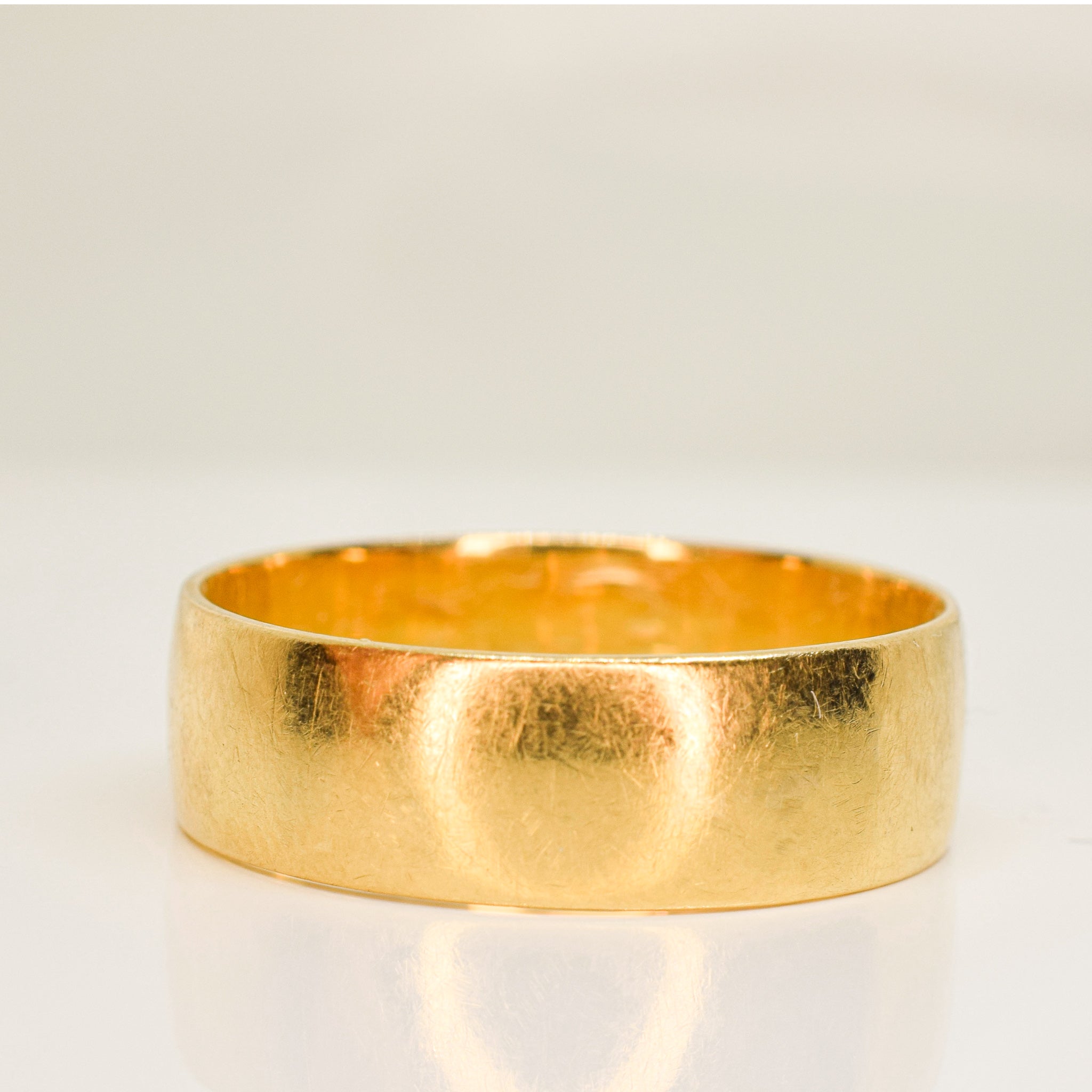 Wide Gold Band