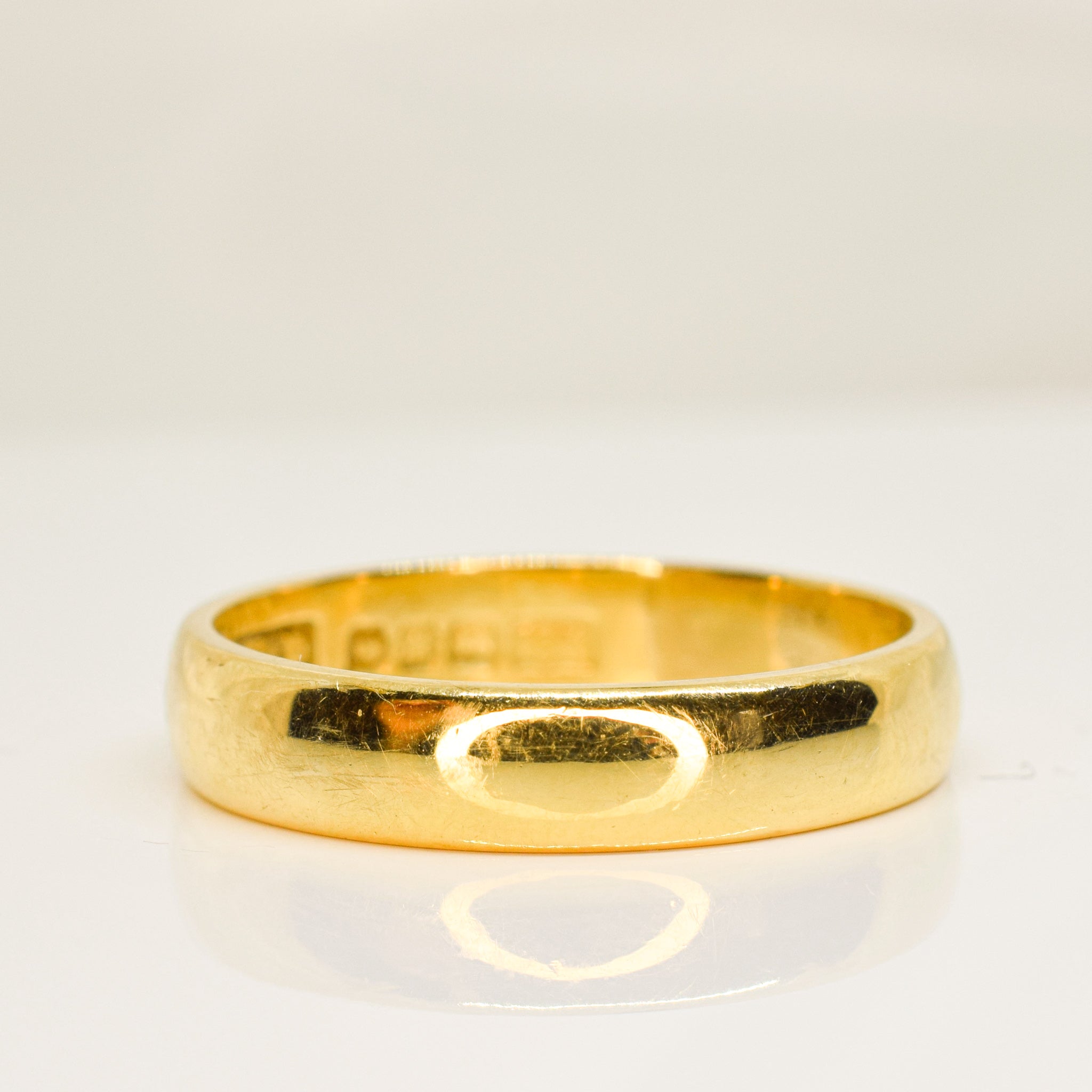 18kt Buttery Gold Band