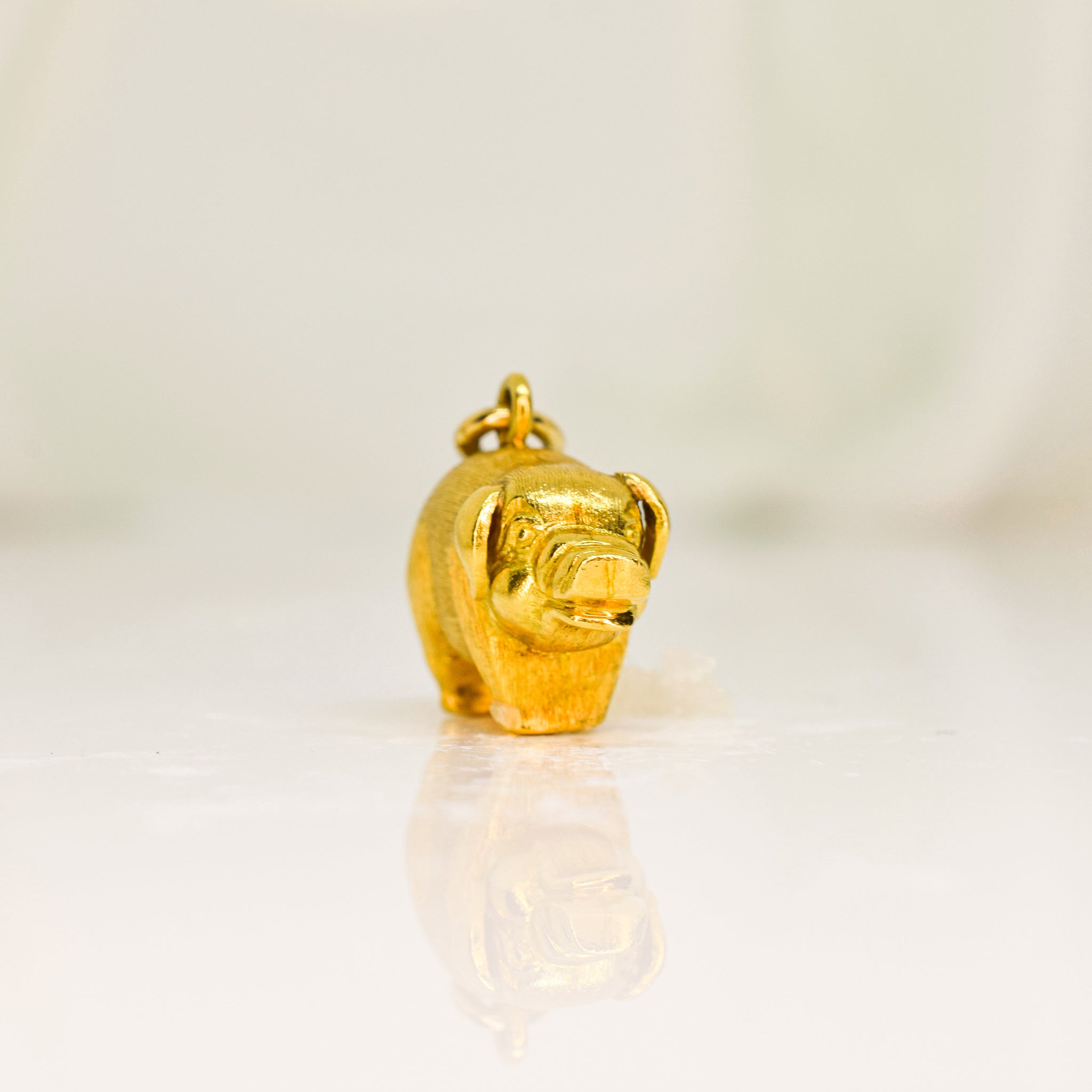 18kt Gold Pig